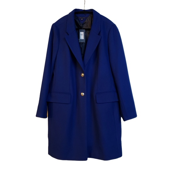 Tommy Hilfiger Jackets & Blazers - TOMMY HILFIGER Royal Blue Cloth Winter Coat XXL